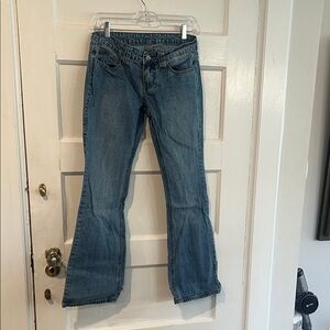 Stylish Blue Flare Women's Jeans